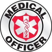 Emergency Response Reflective Helmet Sticker: Medical Officer