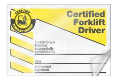Forklift Certification Cards