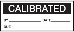 Production Control Labels: Calibrated