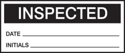 Production Control Labels: Inspected