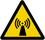 ISO Warning Safety Label: Electro Magnetic Hazard (2011)