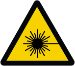 ISO Warning Safety Label: Laser Beam (2011)