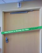 Room Status Door Banner: This Room Is Ready For You - Welcome