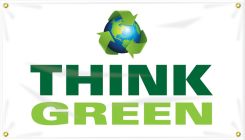 Motivational Banners: Think Green