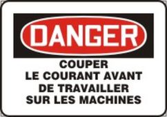 FRENCH EQUIPMENT SIGN