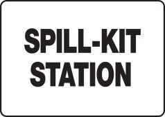 OHSA Safety Sign: Spill-Kit Station