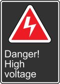 Safety Sign: Danger! High Voltage