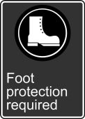 Safety Sign: Foot Protection Required