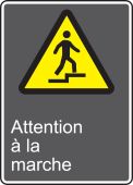 CSA Safety Sign: Attention Á La Marche