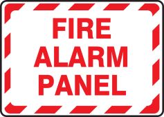 Safety Sign: Fire Alarm Panel