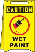 OSHA Caution Fold-Ups®: Wet Paint