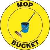 Slip-Gard™ Floor Signs: Mop Bucket