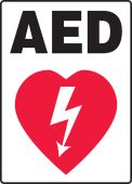 Safety Sign: AED (Graphic)