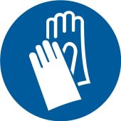 ISO Mandatory Safety Sign: Wear Protective Gloves (2011)