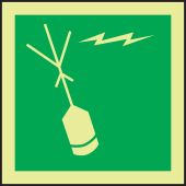 IMO Evacuation & First Aid Sign: Emergency Position-Indicating Radio Beacon