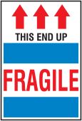 International Shipping Labels: This End Up - Fragile