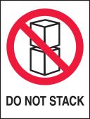 International Shipping Label: Do Not Stack