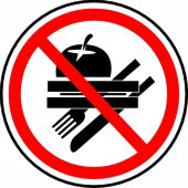 CSA Pictogram Sign: No Food (Graphic)
