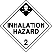 DOT Placard: Hazard Class 2 - Inhalation Hazard