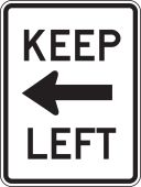 Lane Guidance Sign: Keep Left