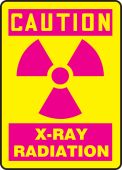 OSHA Caution Safety Sign: X-Ray Radiation