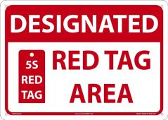 Red Tag Sign: Designated Red Tag Area