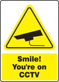 Safety Sign: Smile You're On CCTV