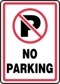 Safety Sign: No Parking