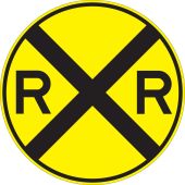 Rail Sign: Highway-Rail Grade Crossing