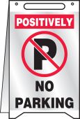 Reflective Fold-Ups® : Positively - No Parking