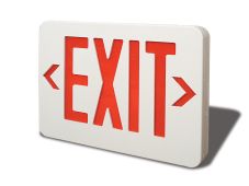 Thermoplastic LED Entrance and Exit Signs: Exit Sign