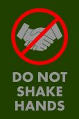 NoTrax® Message Mat: Do Not Shake Hands