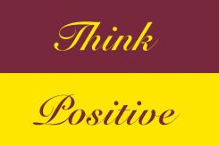 NoTrax® Slogan Mat: Think Positive