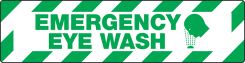 Skid-Gard™ Floor Sign: Emergency Eye Wash