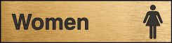 Engraved Accu-Ply™ Sign: Women (Restroom)