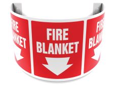 180D Projection™ Safety Sign: Fire Blanket