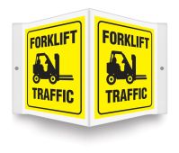 Projection™ Sign: Forklift Traffic