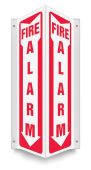 Projection™ Safety Sign: Fire Alarm (Down Arrow)
