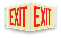 Glow-In-The-Dark Projection™ Sign: Exit