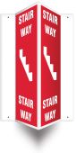 Projection™ Safety Sign: Stair Way (Graphic)