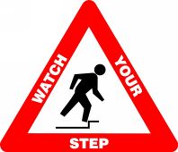 Slip-Gard™ Triangle Floor Sign: Watch Your Step