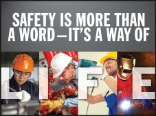 Motivational Poster: Safety Is More Than A Word, It's A Way Of Life (Workers)
