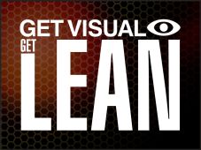 5S Motivational Poster: Get Visual Get Lean