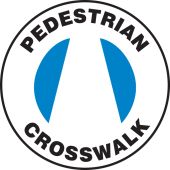 Pavement Print™ Sign: Pedestrian Crosswalk
