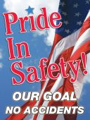 Wall-Wrap™ Wall Graphics: Pride In Safety - Our Goal - No Accidents (America)