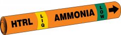 IIAR Snap Tite™ Ammonia Pipe Marker: HTRL/LIQ/LOW