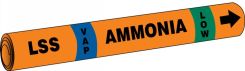 IIAR Snap Tite™ Ammonia Pipe Marker: LSS/VAP/LOW
