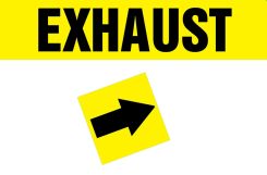 Duct Marker: Exhaust
