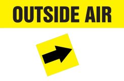 Duct Marker: Outside Air