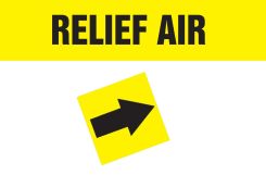Duct Marker: Relief Air